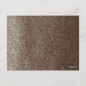 Rosa Imitate Glitzer Tischkarte Postkarte (Rückseite)