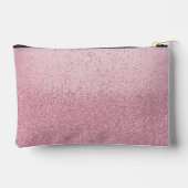 Rosa Imitate Glitzer Valentine Zubehörtasche (Rückseite)