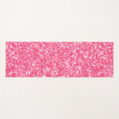 Rosa Imitate Glitzer Yogamatte (Vorderseite (Horizontal))