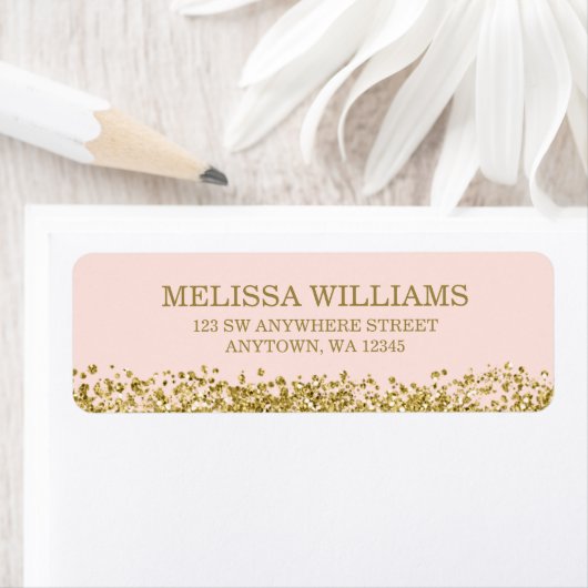 Rosa Imitate Gold Glitzer (Insitu)