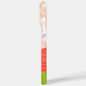 Rosa Imitate Rhinstone Personalisiert Damask iPhon Case-Mate iPhone Hülle (Rückseite / Links)