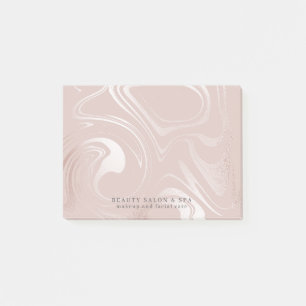 Rosa Imitate Rose Gold Glam Makeup Artist Post-it Klebezettel