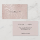 Rosa Imitate Rose Rosa Rosa Visitenkarte (Vorne/Hinten)