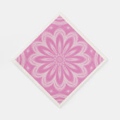 Rosa Imitate Tulle Blume Design Serviette (Ecke)