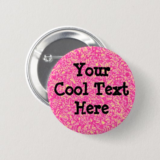 Rosa Impressionismus - Vorlage Button (Vorne & Hinten)