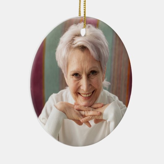 Rosa in Love Memory for Loved Ones Keramik Ornament (Rechts)