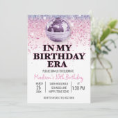 Rosa in meiner Geburtsstunde Einladung (Stehend Vorderseite)
