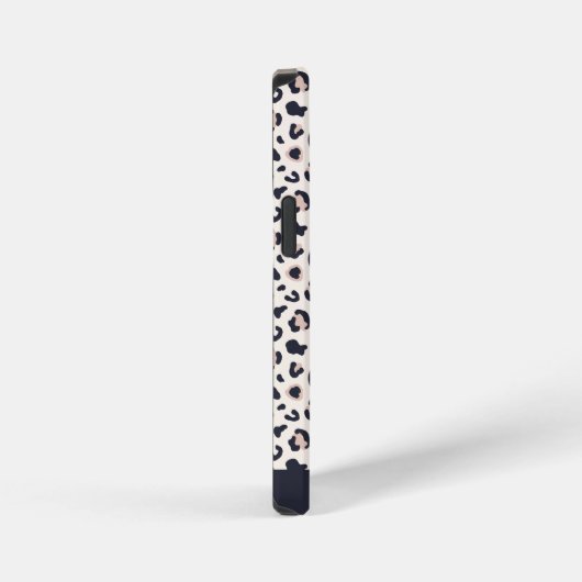 Rosa individuelle Name bei Tieren iPhone Hülle (Rechte Seite)