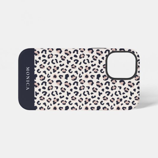 Rosa individuelle Name bei Tieren iPhone Hülle (Rückseite (Horizontal))