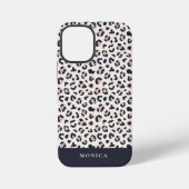 Rosa individuelle Name bei Tieren iPhone Hülle (Rückseite)