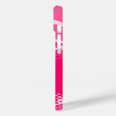 Rosa individuelle Name Case-Mate iPhone Hülle (Rückseite / Links)