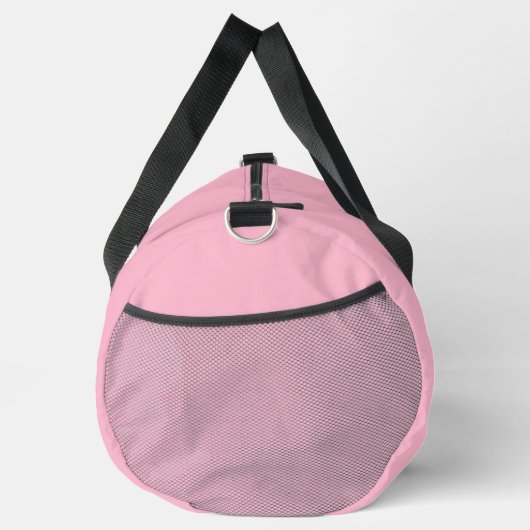 Rosa Individuelle Name Duffle Bag (Rechts)