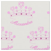Rosa individueller Name Prinzessin-Crown Stoff (Nahaufnahme)