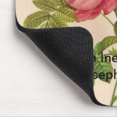 Rosa Inermis, Pierre Joseph Redouté Mousepad (Ecke)