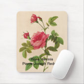 Rosa Inermis, Pierre Joseph Redouté Mousepad (Mit Mouse)