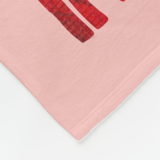 Rosa Inspirationswörter Chemo Blanket Fleecedecke (Ecke)