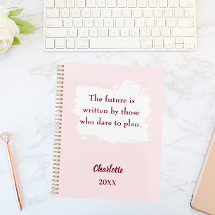 Rosa Inspirationszitat 2026 Planer