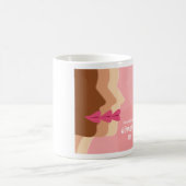 Rosa Internationaler Frauentag Kaffeetasse (Mittel)