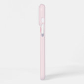 Rosa iPhone-Hülle mit Schleife iPhone Hülle (Linke Seite)