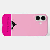 Rosa iPhone-Hülle mit süßem Kitzendesign Case-Mate iPhone Hülle (Rückseite (Horizontal))
