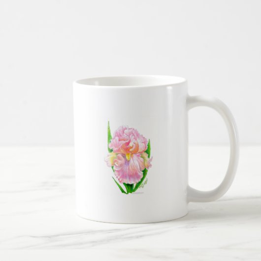 Rosa Iris Kaffeetasse (Rechts)