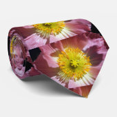 Rosa isländische Mohnfotografie Krawatte (Gerollt)