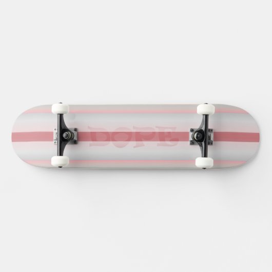 Rosa ist das Dope Skateboard (Horizontal)