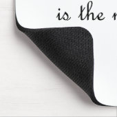 Rosa ist das neue Schwarze Mousepad (Ecke)