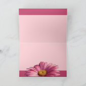 Rosa ist für die Liebe Karte (Innenseite)