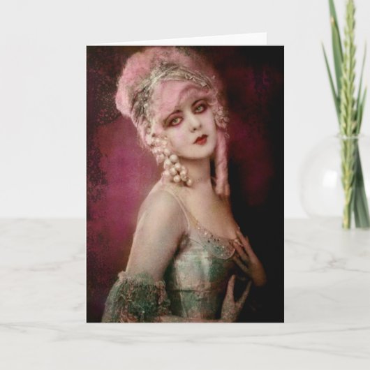 Rosa ist gut feiertagskarte (Vorderseite)