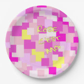Rosa ist Me Dinner Plate Pappteller (Vorderseite)