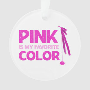 Rosa ist meine Lieblingsfarbe Ornament