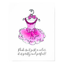 Rosa ist nicht nur ein farbiges Mädchen pink Party