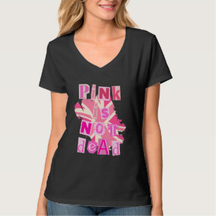 Rosa ist nicht tot mit rosa britische Flagge T-Shirt