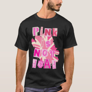 Rosa ist nicht tot mit rosa britische Flagge T-Shirt