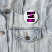 Rosa ist Punkknopf Button (Beispiel)