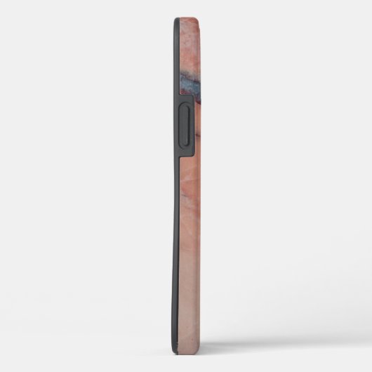 Rosa italienischer Marmor mit Fehler Case-Mate iPhone Hülle (Rückseite / Rechts)