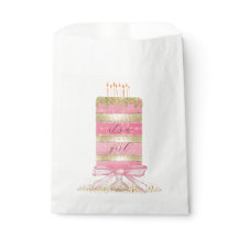 Rosa "It's a Girl" Kuchen mit Bow