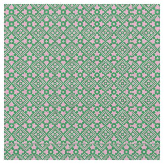 rosa Ivous-Muster Stoff (Nahaufnahme)