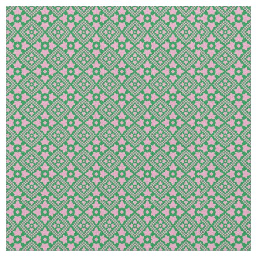 Rosa Ivy Stoff (Nahaufnahme)