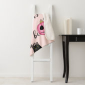 Rosa Jack-O-Laterne und schwarze Katze Sherpadecke (Beispiel)