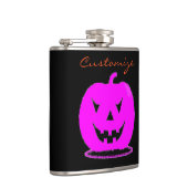 Rosa Jack o'lantern Halloween Thunder_Cove Flachmann (Rechts)