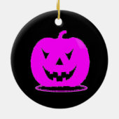 Rosa Jack o'lantern Halloween Thunder_Cove Keramik Ornament (Hinten)