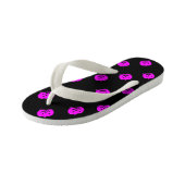 Rosa Jack o'lantern Halloween Thunder_Cove Kinderbadesandalen (Schrägansicht)