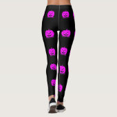 Rosa Jack o'lantern Halloween Thunder_Cove Leggings (Rückseite)