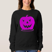 Rosa Jack o'lantern Halloween Thunder_Cove Sweatshirt (Vorderseite)