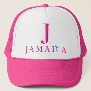 Rosa Jamaika Truckerkappe