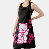 Rosa Japanisch Maneki-neko Schürze (InSitu)