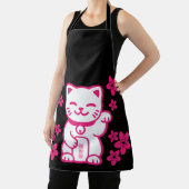 Rosa Japanisch Maneki-neko Schürze (InSitu)