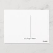 Rosa Japanische Lanterns Postkarte (Rückseite)